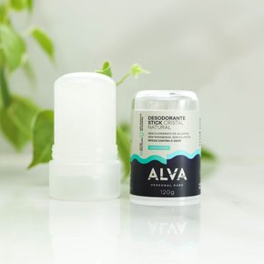 01 desodorante cristal stick 120g alva