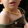 42 colar de ambar barroco bebe