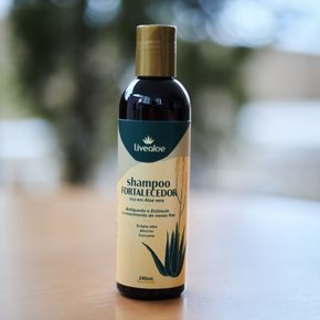 02 shampoo fortalecedor livealoe 240ml