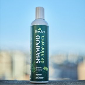 02 shampoo de aloe vera livealoe 300ml